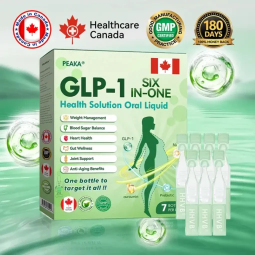 Peaka® 𝐺𝐿𝑃-𝟏 𝑺𝑰𝑿 𝑰𝑵-𝑶𝑵𝑬 𝑯𝒆𝒂𝒍𝒕𝒉 𝑺𝒐𝒍𝒖𝒕𝒊𝒐𝒏 𝑶𝒓𝒂𝒍 𝑳𝒊𝒒𝒖𝒊𝒅